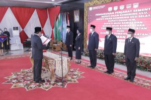Gubernur Sumsel Kukuhkan Penjabat Sementara (Pjs) Bupati OKU