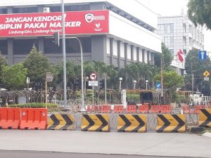 Antisipasi Demo, Jalan Sekitar Istana Merdeka Jakarta Ditutup
