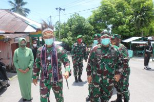 Danrem 181/PVT Lakukan Kunjungan di Makodim 1803/Fakfak