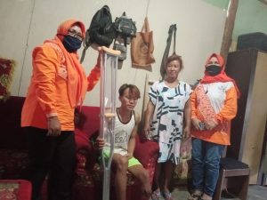Keluarga Miskin dan Kaki Diamputasi, LKS Almanda Galang Donasi UBantu Biaya Berobat