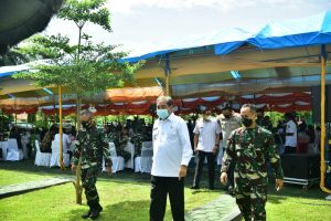 Bupati Sidrap, H. Dollah Mando Hadiri Lepas Sambut Dandim 1420 Sidrap
