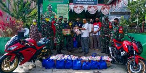 Peduli Sesama, Koramil 09/Nrs Gelar Baksos Kepada Masyarakat Terdampak Banjir di Nurussalam