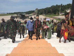 Kunjungan Kerja Pangdam XVIII/Kasuari Mayjen TNI I Nyoman Cantiasa, S.E.,M.Tr (Han)) di Kodim 1803/Fakfak.