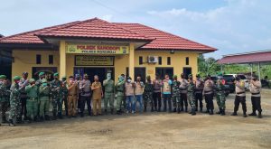 Kapolsek Bahodopi, Pimpin Apel Siaga Kesiapan Petugas PAM TPS di Wilayah Kecamatan Bahodopi