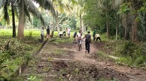 Pj Kepala Pekon Kakon Pekon Tampang Muda Adakan Kegiatan Gotong Royong.