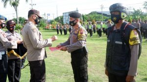 Polres Klaten Laksanakan Upacara Pemberian Penghargaan kepada Anggota Berprestasi,