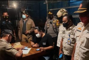 Cafe Tak Berijin dan Melanggar Peraturan Covid-19 Langsung Ditindak Tegas Penegak Perda