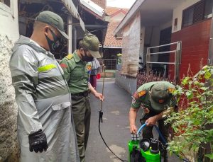 CAPA Jabar Gelar Baksos Penyemprotan Desinfektan.
