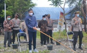 Syukuran Hari Jadi Polres Morowali, Kapolres Morowali Bersama Forkopimda Mancing Di Kolam Ikan Milik Polres Morowali