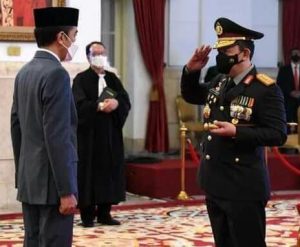 Presiden Jokowi Lantik Jenderal Listyo Sigit Prabowo Sebagai Kapolri