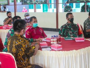 Danrem 132/Tdl, Pimpin Rapat Monitoring Rehabilitasi Rekonstruksi Pembangunan Dan Perumahan