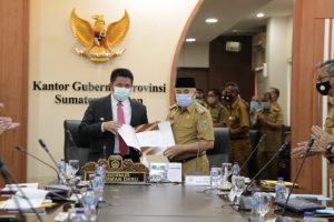 Bupati OKU Bersama Gubernur Sumsel Laksanakan Rakor Pembangunan Kabupaten OKU