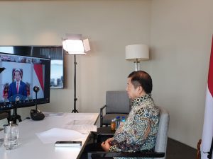 Menteri Suharso Beri Sambutan pada Peluncuran Laporan Tahunan Ombudsman RI 2020