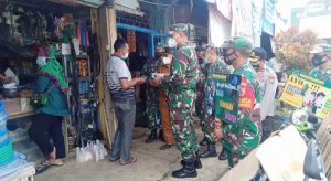 Operasi Yustita dan Pemberian Masker dari Dandim dan Muspika Bantur