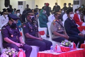 Kasrem 132/TDL, Hadiri Pelantikan Walikota dan Wakil Walikota Serta Bupati dan Wakil Bupati
