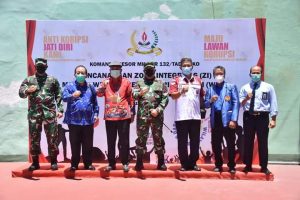Danrem 132/Tadulako Komitmen Wujudkan Zona Bebas Korupsi