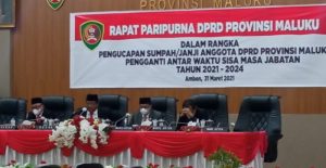 Anggota DPRD Maluku PAW, Moureen Vivian Haumahu Resmi Dilantik