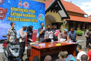 Satresnarkoba Polres Serang Kota Ungkap Kasus 45 Gram Sabu