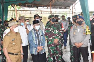 Jelang Jumat Agung, Danrem 132/TDL Dampingi Kapolda Sulteng Tinjau Pengamanan Gereja