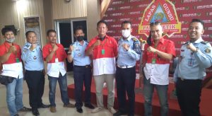 DPC PWRI Meninjau WBP Lapas Kelas 11B Gunung Sugih