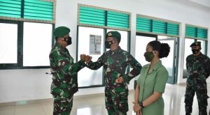 Danrem 132/Tadulako Pimpin Pelantikan Kenaikan Pangkat PA, BA dan TA