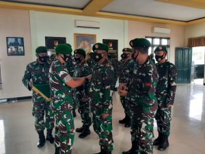 Sebanyak 12 Anggota Kodim 1311 Morowali Naik Pangkat