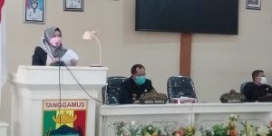 Bupati Tanggamus Hadiri Rapat Paripurna di DPRD Kabupaten Tanggamus Masa Sidang Ke II Tahun 2021