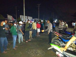 Polsek Bahodopi Tindak Tegas Pengguna Knalpot Bogar. 32 Unit Kendaraan Terjaring Razia