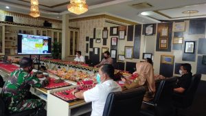 Bupati Tanggamus Ikuti Rakor Kepala Daerah se-Indonesia Secara Virtual