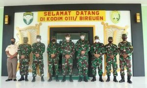 Kodim 0111/ Bireuen Kedatangan Tim Wasev Sterad Bidang Tahwil