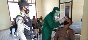 Tiga Polsek Lakukan Swab Rapid Test Antigen Bagi Anggotanya