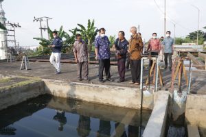 Dirut PDAM Abi Kusno Dampingi Plh Bupati OKU Tinjau PDAM Tirta Raja OKU