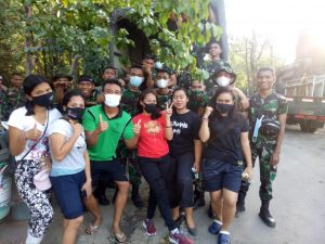 Aksi Peduli Hutan Manggrove bersama Jajaran Kodam IX Udayana