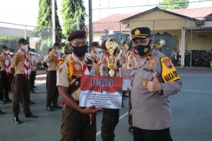 Polsek Kebumen Borong Piala Lomba PBB, Saka Bhayangkara