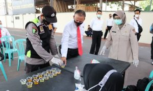 Mendadak 23 Personil Polres Kebumen di Test Urine Narkoba