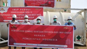Atasi Kelangkaan Oksigen PT. IMIP Kembali Kirim Bantuan