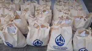 Peduli masyarakat terdampak Covid-19, Perumda Tirta Jaya Sukabumi bagikan paket sembako