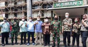 HIPAKAD, IKA Teladan bersama Kodam dan SMAN3 lakukan vaksinasi