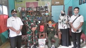 Selesai Rayakan HUT ke-76 RI, Dandim 0211/TT Silaturahmi ke Kediaman Veteran RI