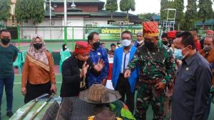 Korem 132/Tdl Gelar Pameran Senjata Tradisional Palu