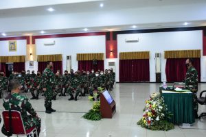 Jalin Silaturahmi dan Update Informasi Korps Arhanud, Danpussenarhanud Laksanakan Morning Call