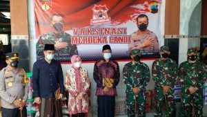 Pangdam IV/Diponegoro Apresiasi Vaksinasi Merdeka Candi