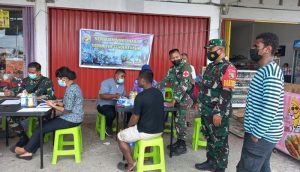Strategi Jitu Aparat TNI di Kabupaten Mimika Gencarkan Vaksinasi Covid -19