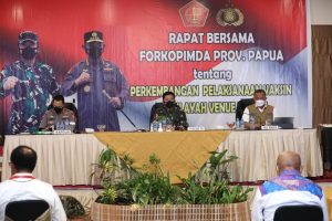 Cek Kesiapan Akhir, Panglima TNI Didampingi Pangdam XVII/Cenderawasih Tinjau Pengamanan PON XX