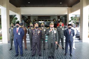 Pangdam IV/Diponegoro Dan Forkopimda Jateng Ikuti Upacara HUT Ke-76 TNI Secara Virtual