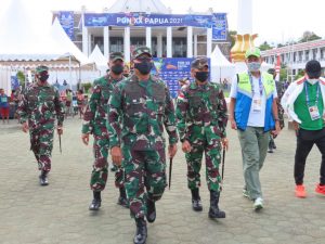 Pangdam XVII/Cenderawasih Dampingi Kunker Dankodiklatad dan Danpussenif Kodiklatad di Kabupaten Mimika
