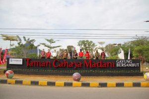 Walikota Singkawang resmikan pemugaran Taman Cahaya Madani Gayung Bersambut,