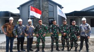 Kasad Tinjau Perkembangan Pembangunan Rumah Dinas Prajurit Yonif 516/CY di Gresik
