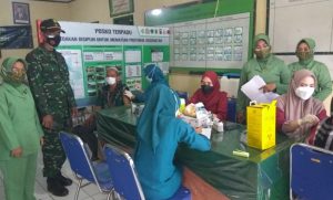 Koramil 0407/Jatisari gelar vaksinasi massal