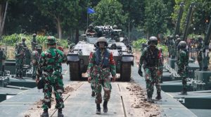 Amphibious Poonton Bantu Gerak Maju Pasukan Latancab Kartika Yudha 2021